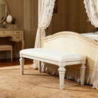  Classic Bench With Ornated Round Knobs - image 1