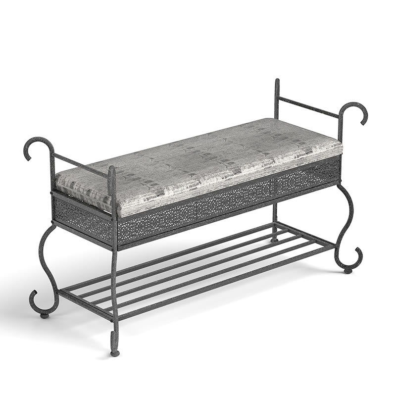 Iffhome Rustic Shoe Rack Bench For Entryway - image 5