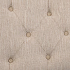 Minimalist Cream Upholstered Bench - image 5