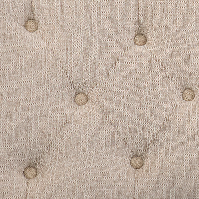 Minimalist Cream Upholstered Bench - image 5