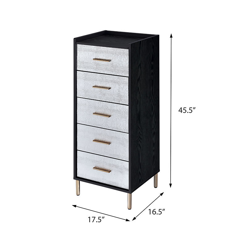 Standing Jewelry Armoire With Mirror - image 8