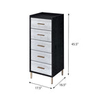 Standing Jewelry Armoire With Mirror - image 8