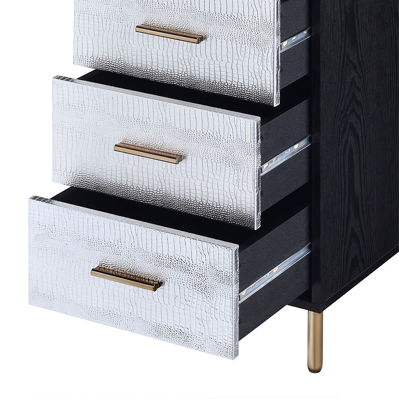 Standing Jewelry Armoire With Mirror - image 4