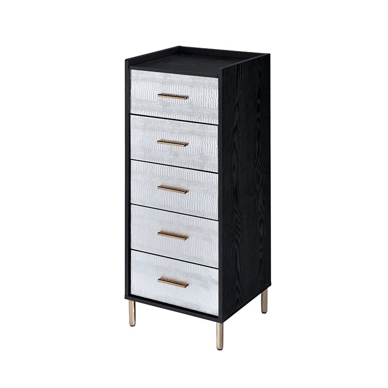 Standing Jewelry Armoire With Mirror - image 7