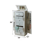 Safe-tip Jewelry Storage Cabinet With Velvet Lining - image 7