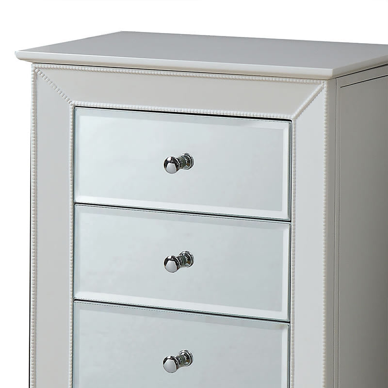 Safe-tip Jewelry Storage Cabinet With Velvet Lining - image 4
