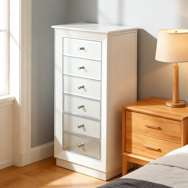 Safe-tip Jewelry Storage Cabinet With Velvet Lining - image 0