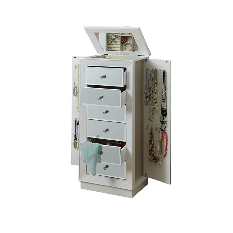 Safe-tip Jewelry Storage Cabinet With Velvet Lining - image 6