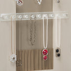 Jewelry Armoire With Lockable Storage Cabinet - image 5