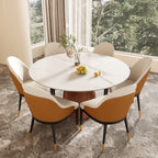 Amber Duo Back Dining Chair – Cream & Sunset Orange - image 8