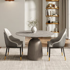 Midnight Duo Back Dining Chair – Light Grey & Deep Charcoal - image 5