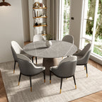 Midnight Duo Back Dining Chair – Light Grey & Deep Charcoal - image 8
