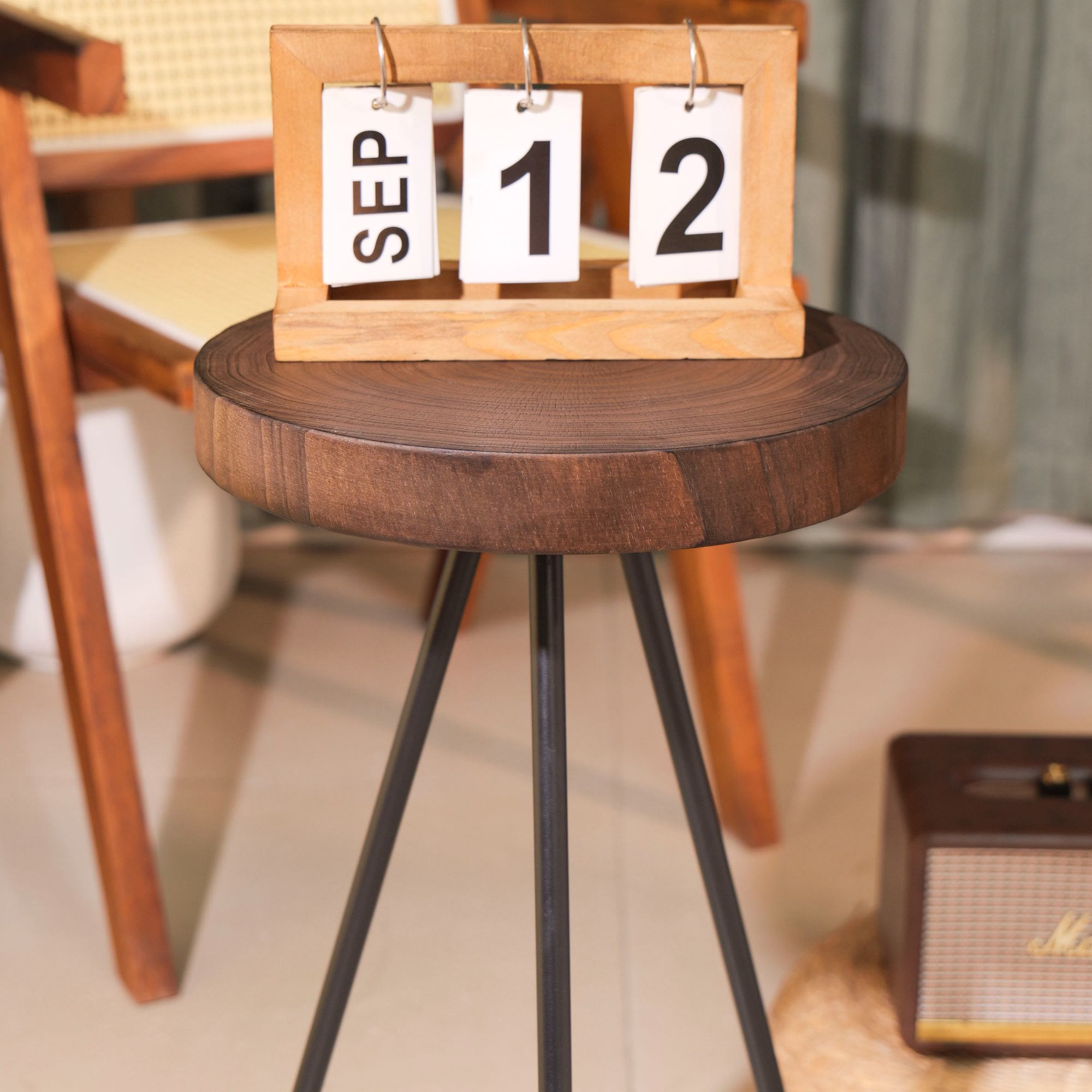 Carbonized Solid Wood Ginkgo Coffee Table - image 3