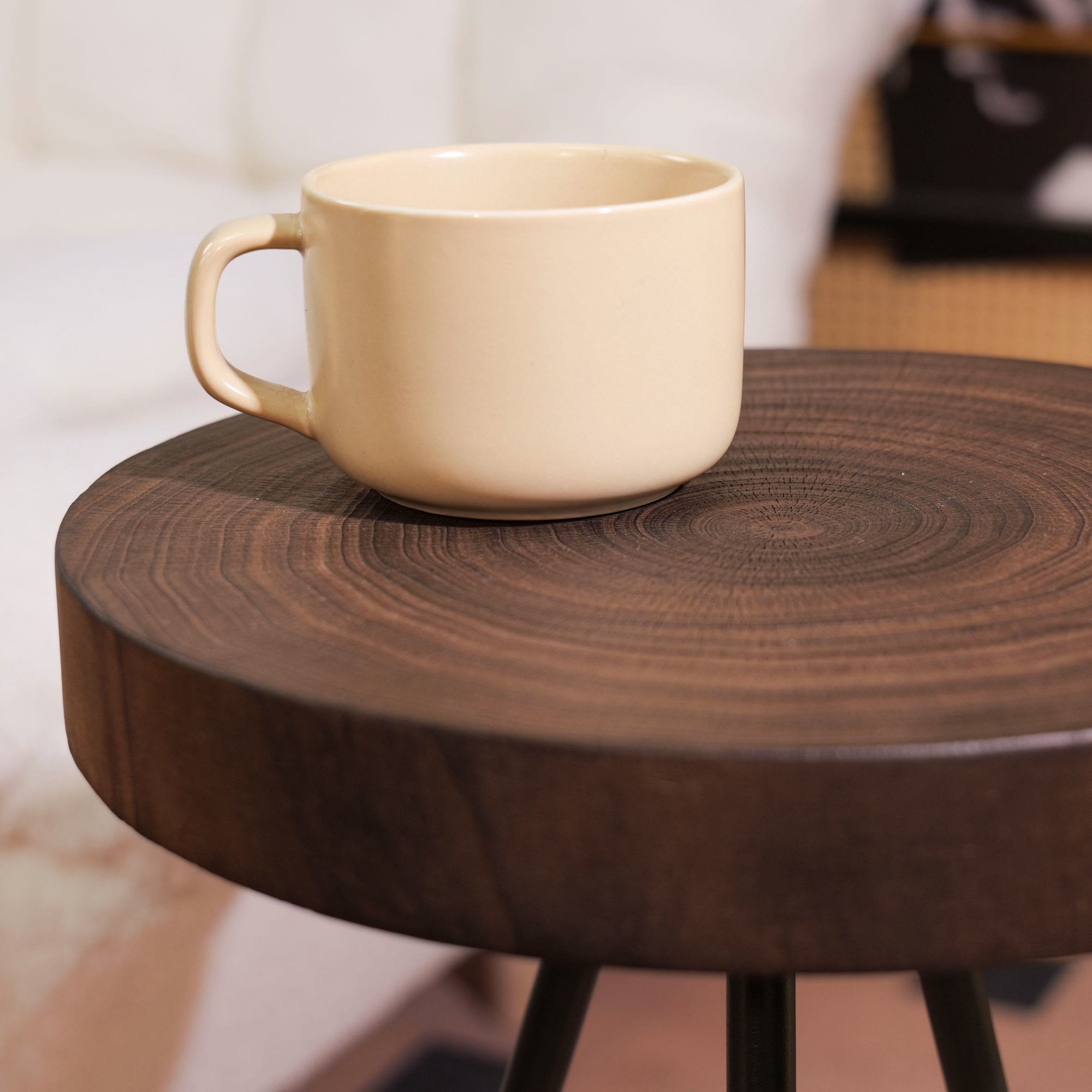 Carbonized Solid Wood Ginkgo Coffee Table - image 2