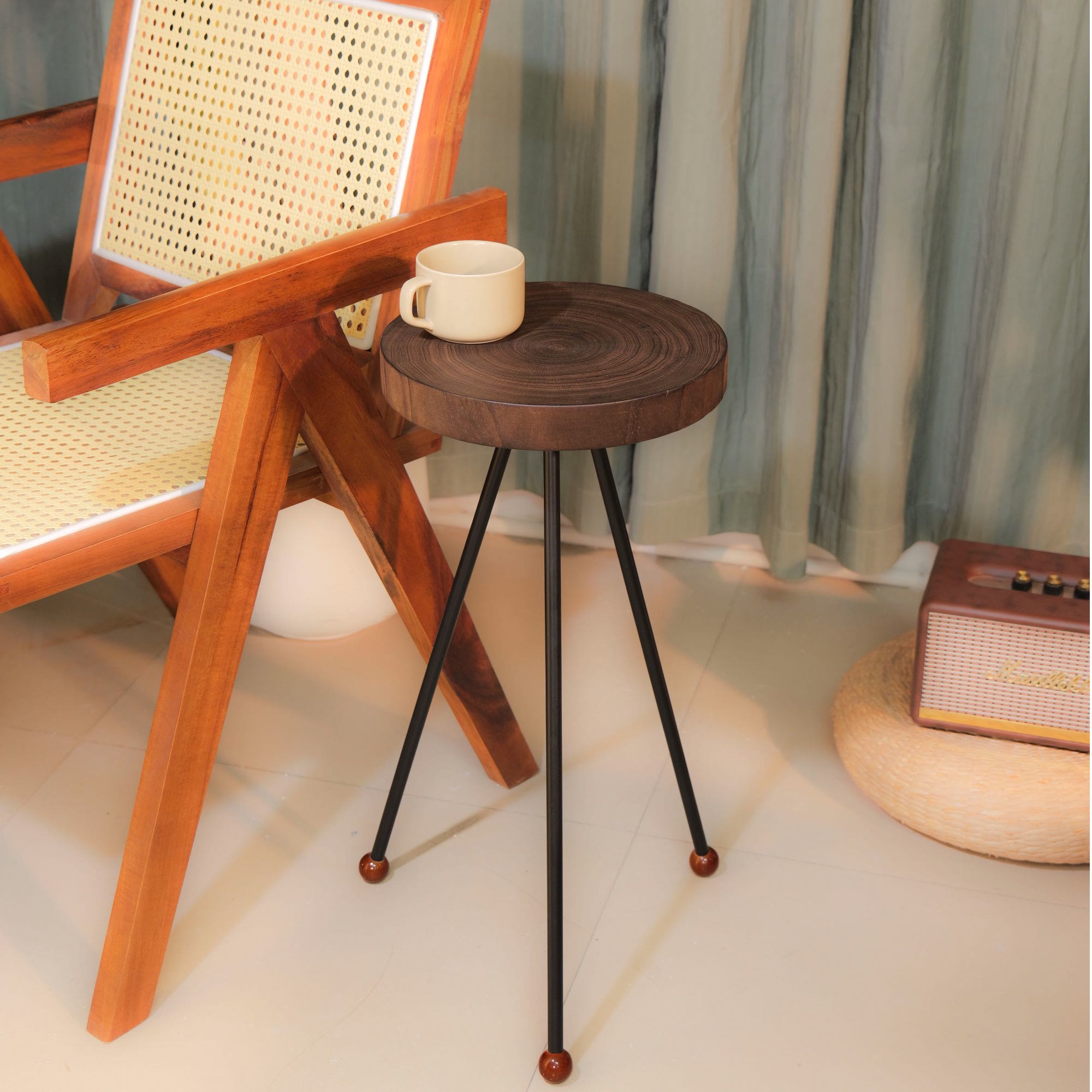 Carbonized Solid Wood Ginkgo Coffee Table - image 4