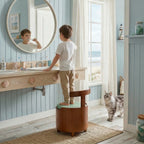 Solid Wood Enclosed Cats Beds & Portable Kitty House with Removable Washable Cushion - image 11