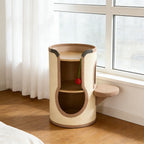 Sisal Wooden Cat Tree & Pet House Combo With Scratching Sisal Board Cat Ball - image 1