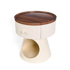 Multi-functional End Table Cat Home With Drawer - image 7