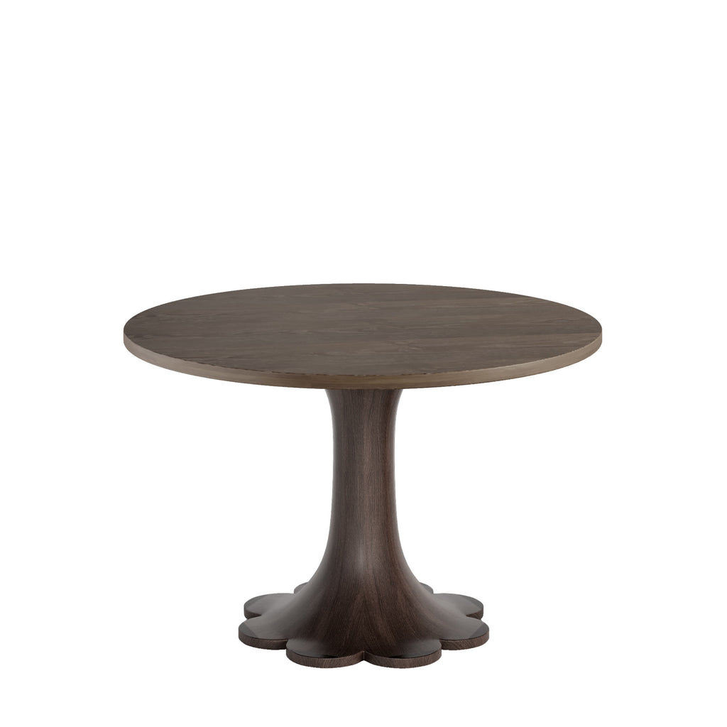 Liora Dark Walnut Round Solid Wood Pedestal Dining Table  - image 12