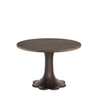 Liora Dark Walnut Round Solid Wood Pedestal Dining Table  - image 12