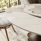 Liora Dark Walnut Round Solid Wood Pedestal Dining Table  - image 71