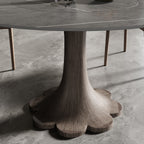 Liora Dark Walnut Round Solid Wood Pedestal Dining Table  - image 114