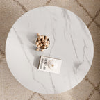 Mid-century Round Pedestal Coffee Table - image 1