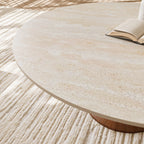 Mid-century Round Pedestal Coffee Table - image 7