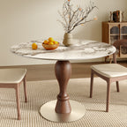 Mid-Century Modern Solid Wood Dining Table Seats 2-4 - Pandora - 35" Table - image 3