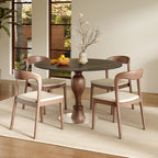 Mid-Century Modern Solid Wood Dining Table Seats 2-4 - image 11