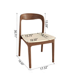 Set of 2/4/6 Modern Wooden Dining Chairs Soft Cushion Seat - image 6