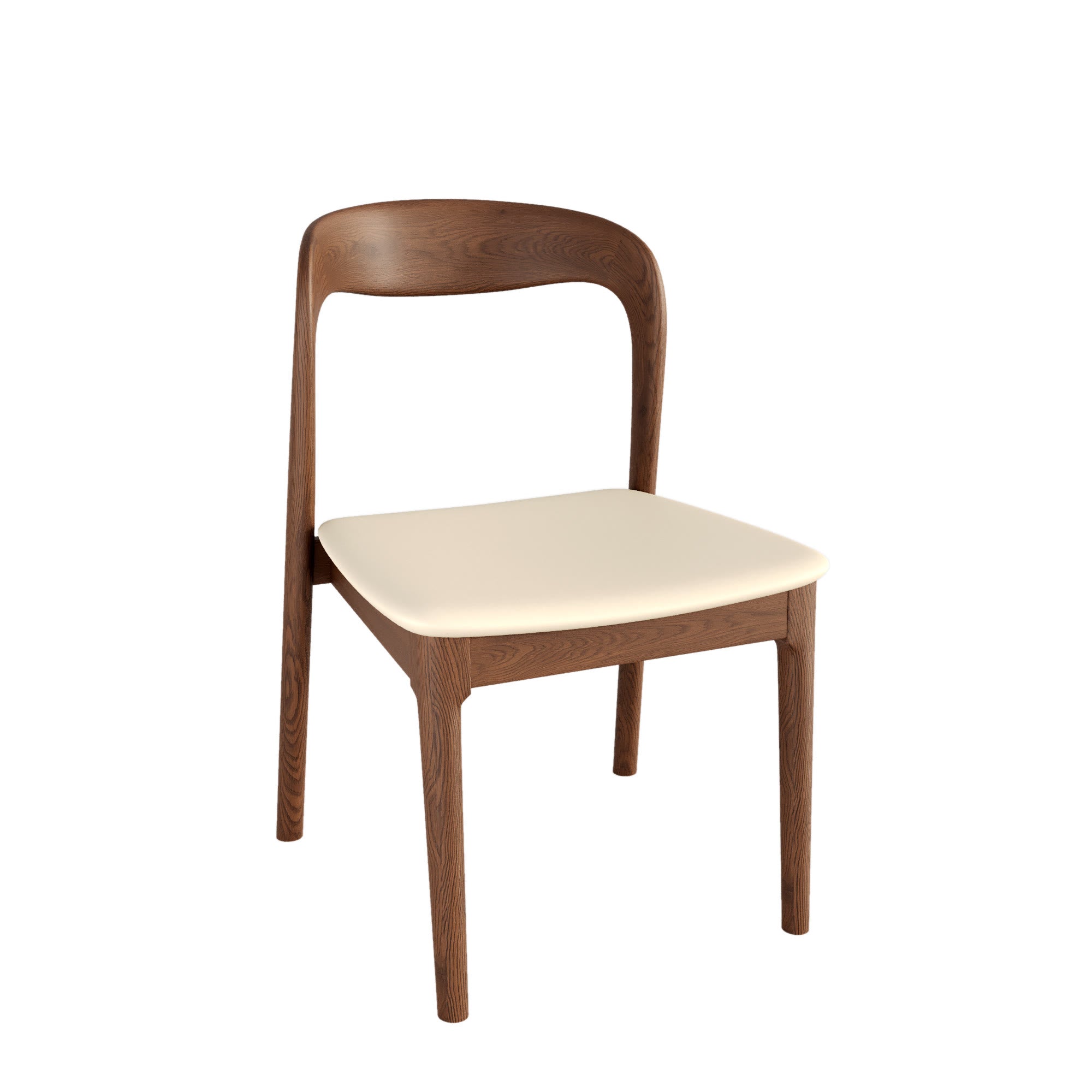 Set of 2/4/6 Modern Wooden Dining Chairs Soft Cushion Seat - image 2