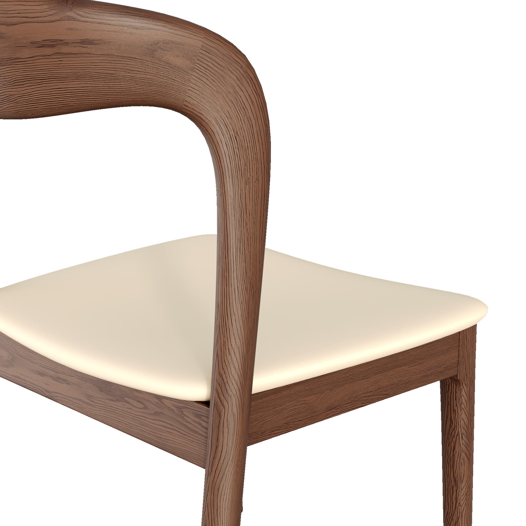 Set of 2/4/6 Modern Wooden Dining Chairs Soft Cushion Seat - image 3