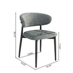 2x/4x/6x Modern Dining Chairs With Minimalist Metal Base - image 6