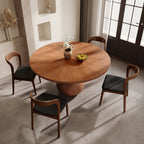 7 Pieces Aquarius Base Dining Table With Armless Cushioned Dining Chairs - image 9
