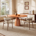 Soluna Round Kitchen Table Mid-Century Style For 4-8 People - image 10