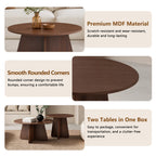 Retro-style Nesting Coffee Table Set - image 5