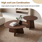 Retro-style Nesting Coffee Table Set - image 7