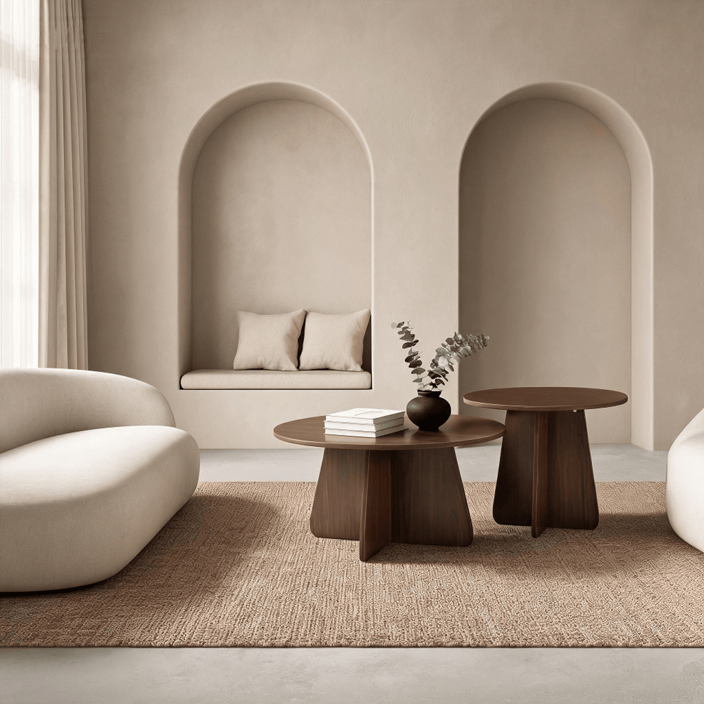Retro-style Nesting Coffee Table Set - image 1
