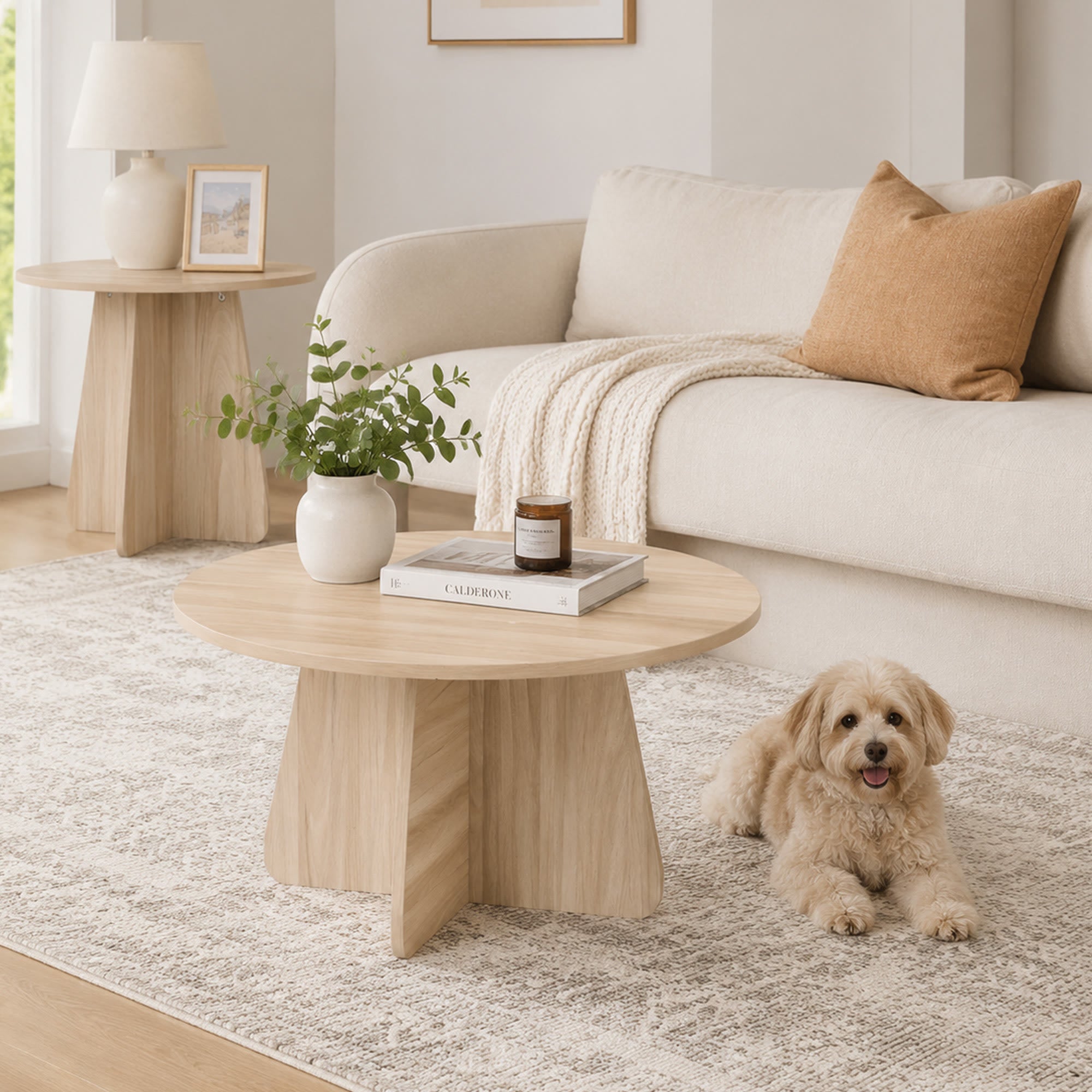Retro-style Nesting Coffee Table Set - image 10