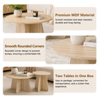 Retro-style Nesting Coffee Table Set - image 13