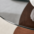 Creative Cross-structure Round Coffee Table - image 10