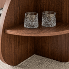 Creative Cross-structure Round Coffee Table - image 3