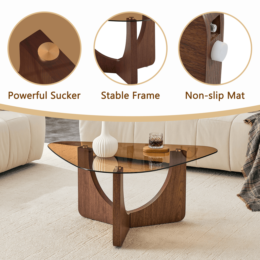 Vintage-style Triangular Coffee Table - image 7