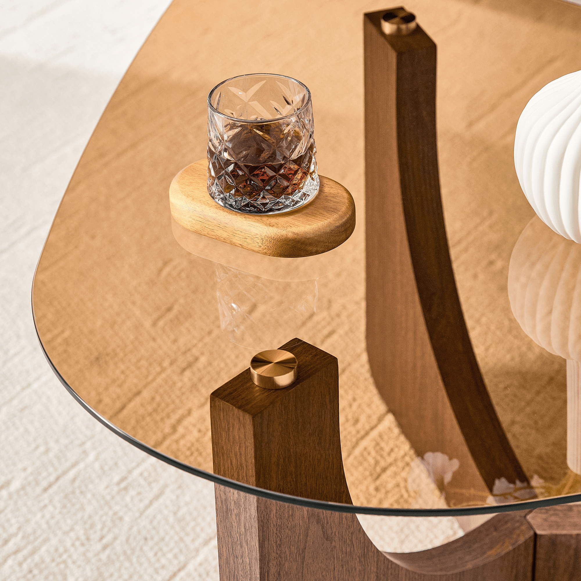 Vintage-style Triangular Coffee Table - image 10