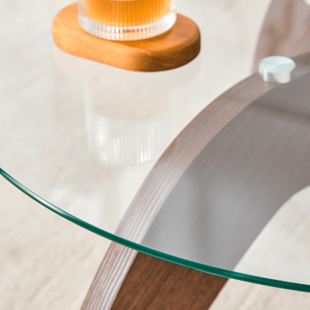 Creative Claw-style Triangular-leg Round Coffee Table - image 8