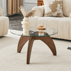 Creative Claw-style Triangular-leg Round Coffee Table - image 1