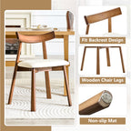 Walnut Soft Cushion Dining Chair – Ergonomic Comfort Edition - image 12