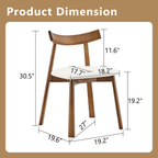 Walnut Soft Cushion Dining Chair – Ergonomic Comfort Edition - image 10