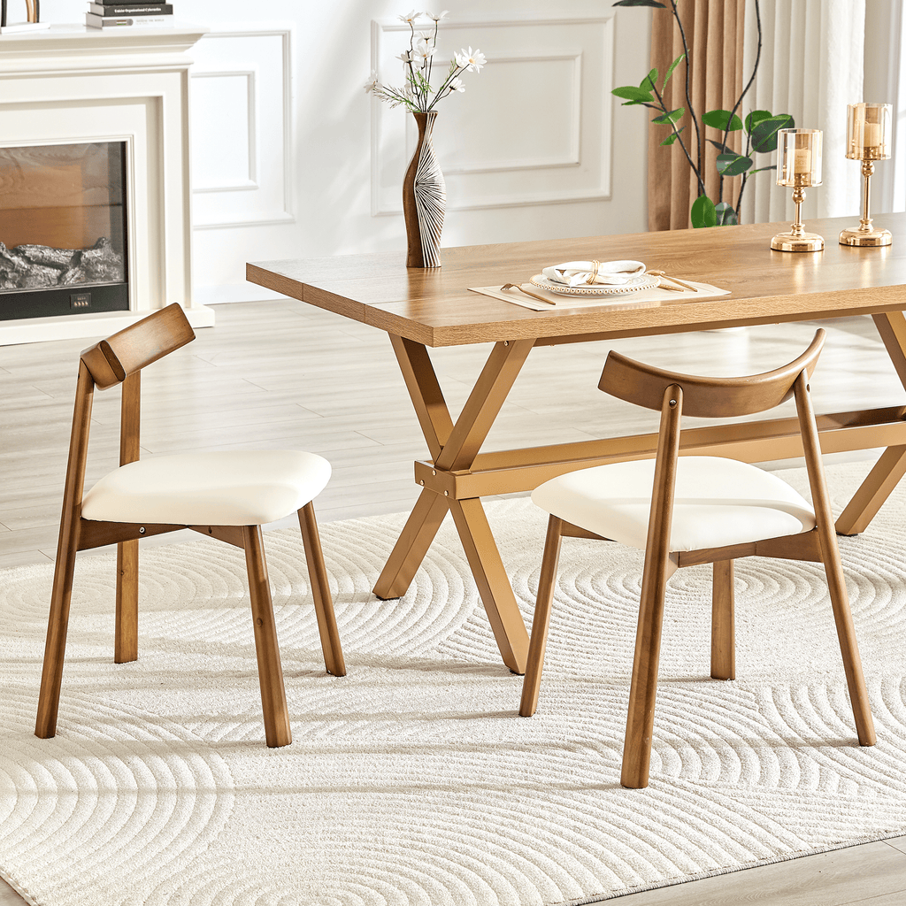 Walnut Soft Cushion Dining Chair – Ergonomic Comfort Edition - image 9